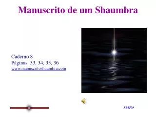 manuscrito de um shaumbra