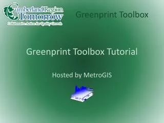 Greenprint Toolbox Tutorial