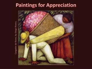 Paintings for Appreciation