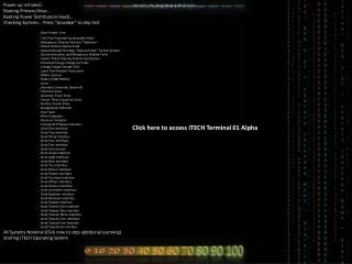 Click here to access ITECH Terminal 01 Alpha