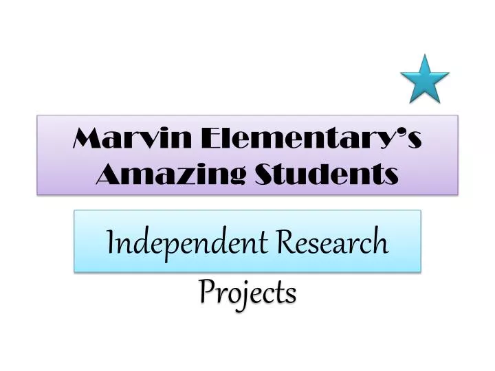 marvin elementary s amazing students
