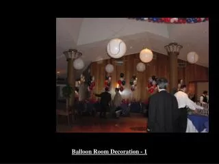 Balloon Room Decoration - 1