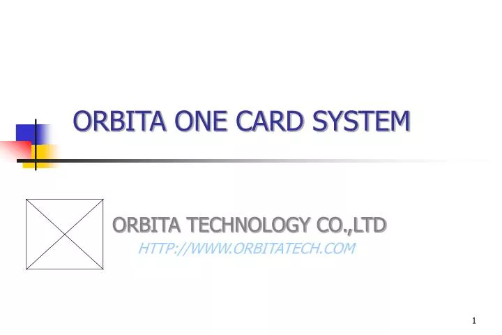 orbita one card system