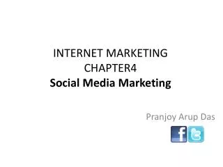 INTERNET MARKETING CHAPTER4 Social Media Marketing