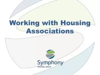 Working with Housing Associations