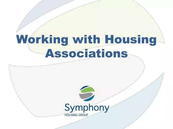 working with housing associations