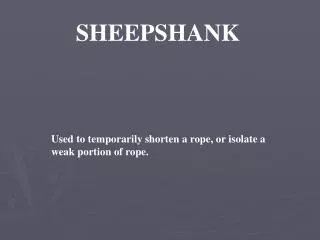 SHEEPSHANK