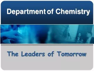 department of chemistry