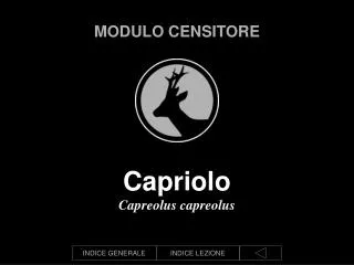 modulo censitore