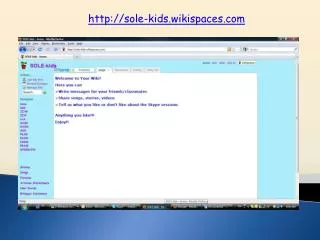 sole-kids.wikispaces