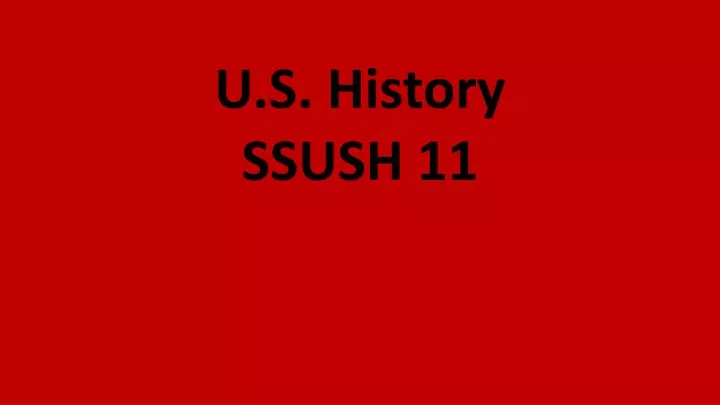 u s history ssush 11