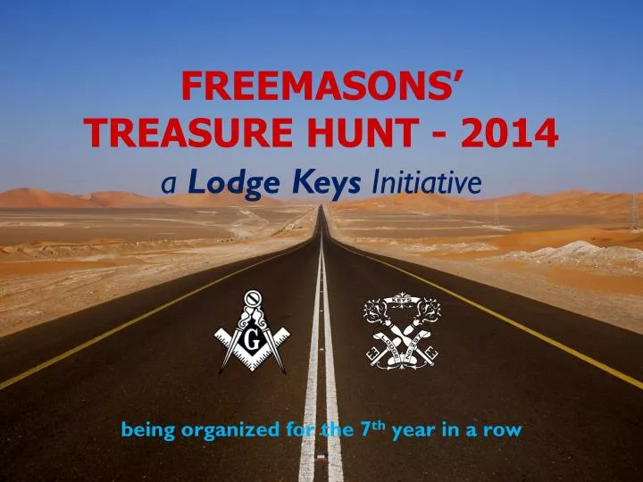 freemasons treasure hunt 2014