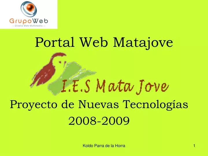 portal web matajove