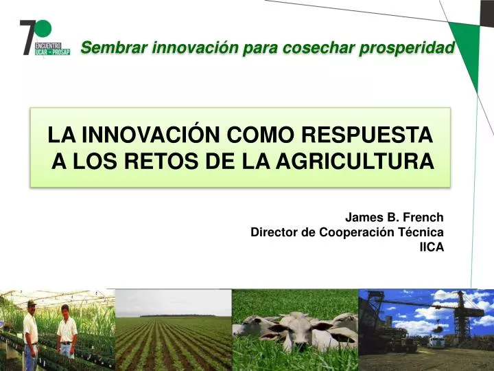 la innovaci n como respuesta a los retos de la agricultura