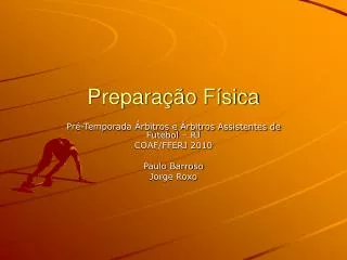 prepara o f sica