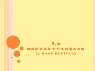 3 b oszt lyfarsang