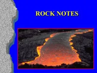 ROCK NOTES