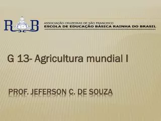 g 13 agricultura mundial i