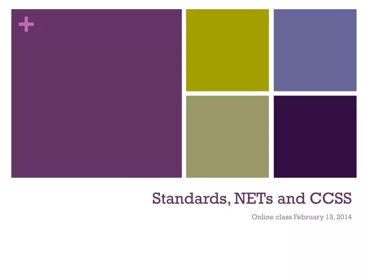standards nets and ccss