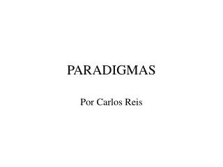 paradigmas