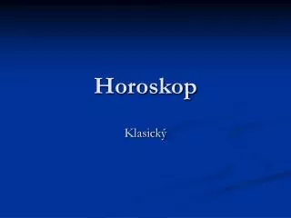 horoskop
