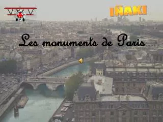 les monuments de paris