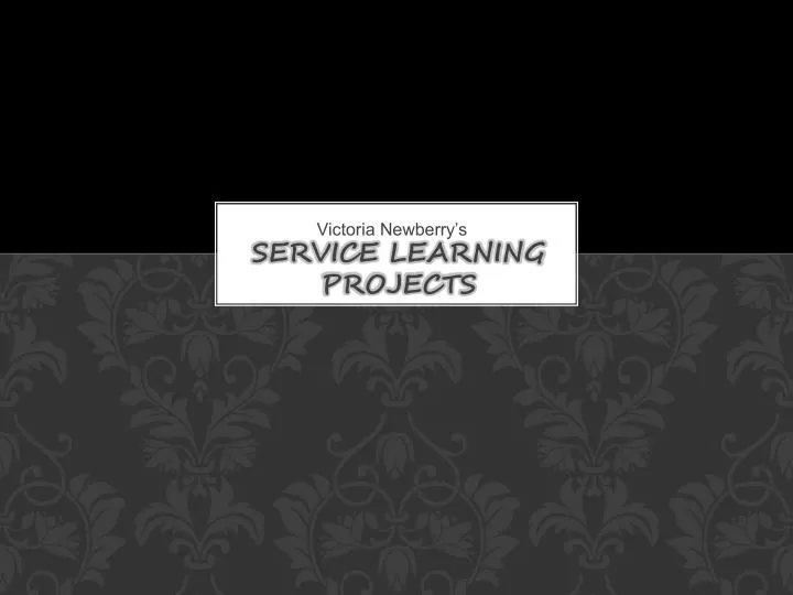 service learning projects