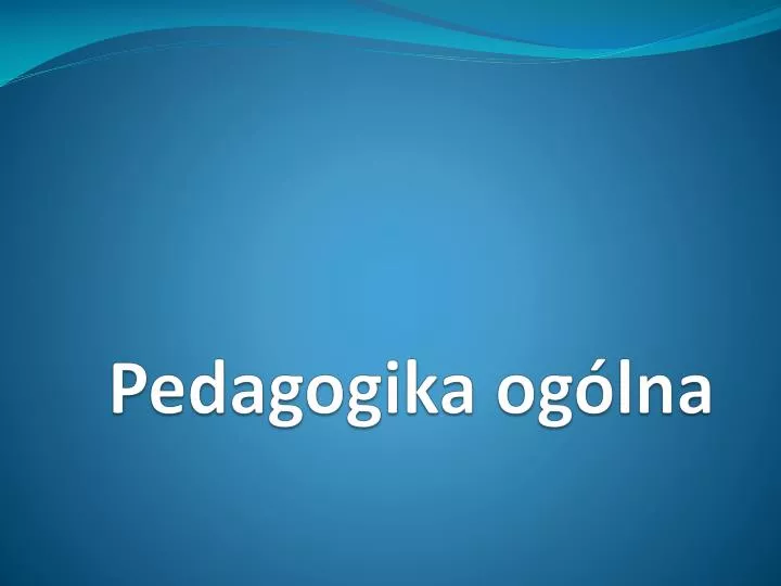 pedagogika og lna