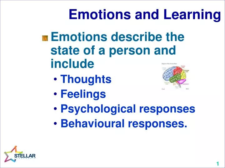 emotions and learning