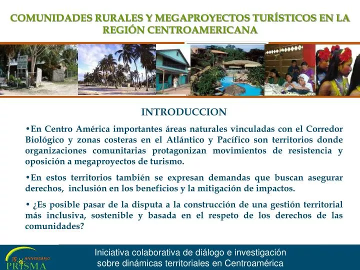 comunidades rurales y megaproyectos tur sticos en la regi n centroamericana