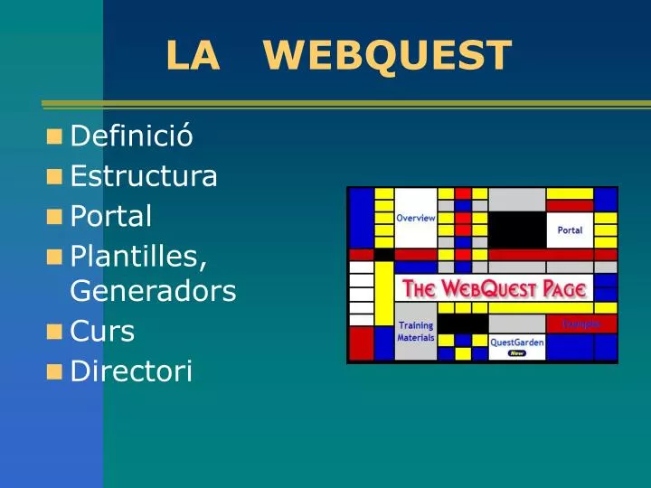 la webquest