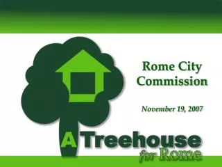 Rome City Commission November 19, 2007