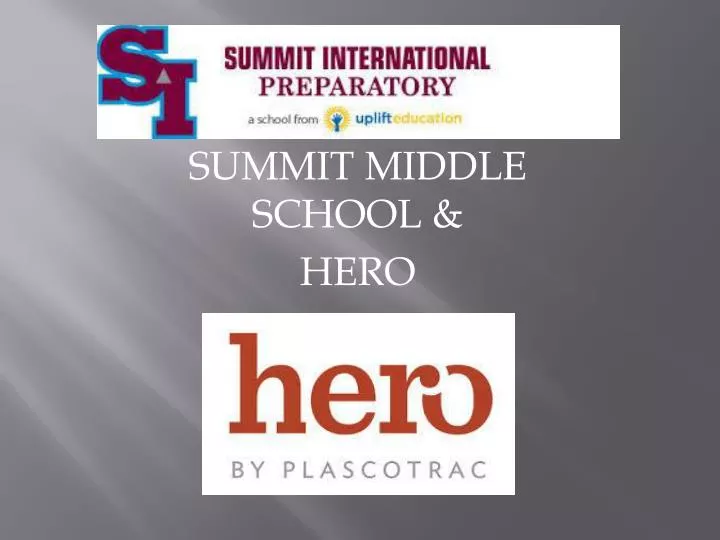 summit middle school hero