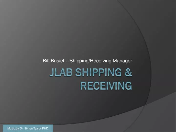 bill brisiel shipping receiving manager