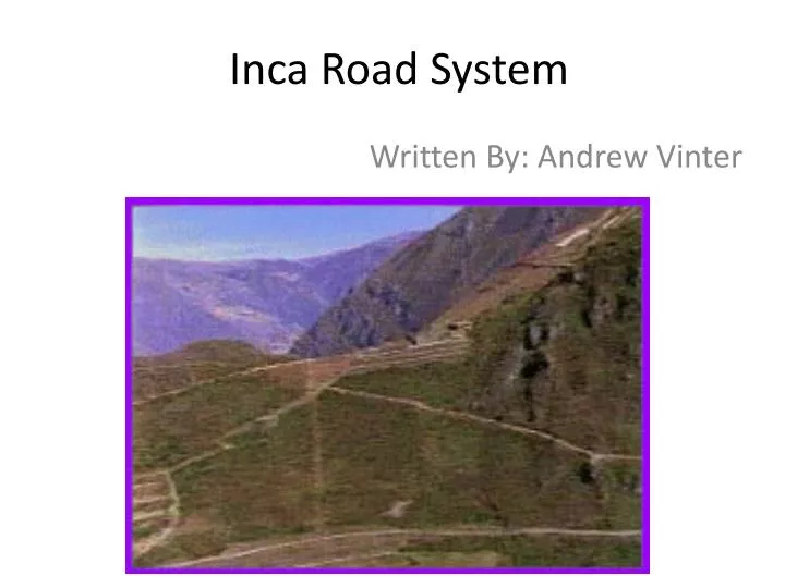 inca road system
