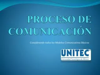 proceso de comunicaci n