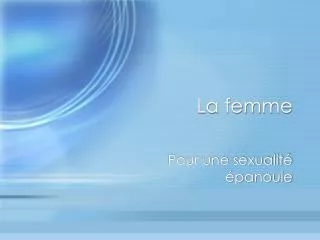 la femme