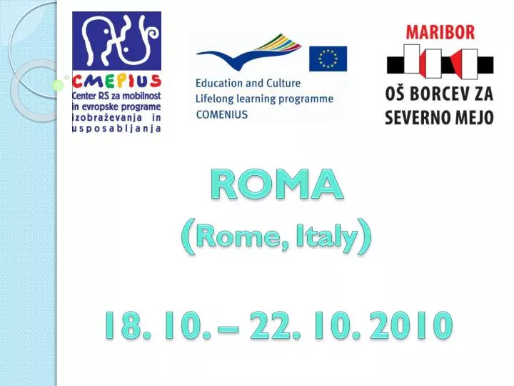 roma rome italy 18 10 22 10 2010