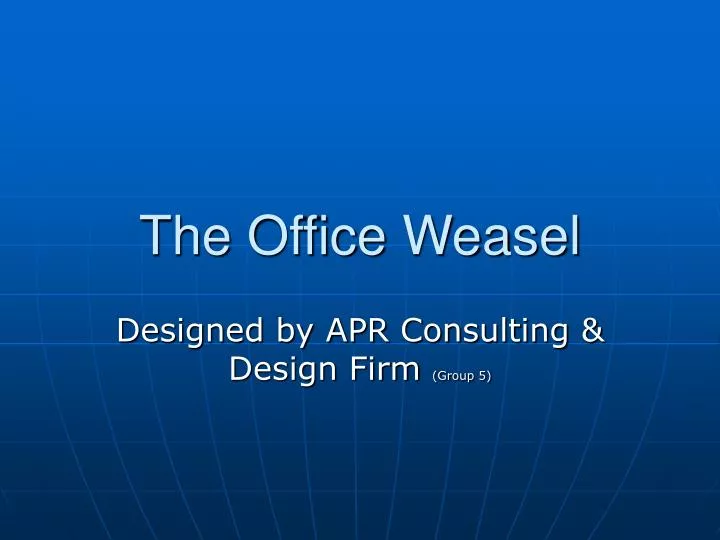 the office weasel