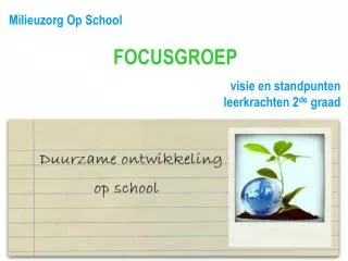 Milieuzorg Op School