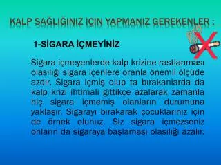 kalp sa li iniz n yapmaniz gerekenler