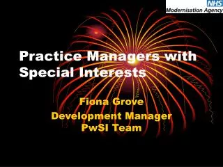 Practice Managers with Special Interests