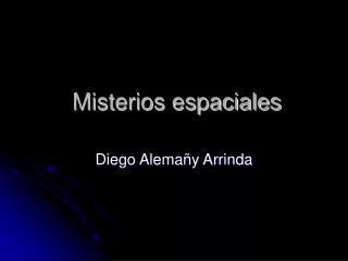 misterios espaciales