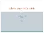 Which Way With Wikis - slide 1
