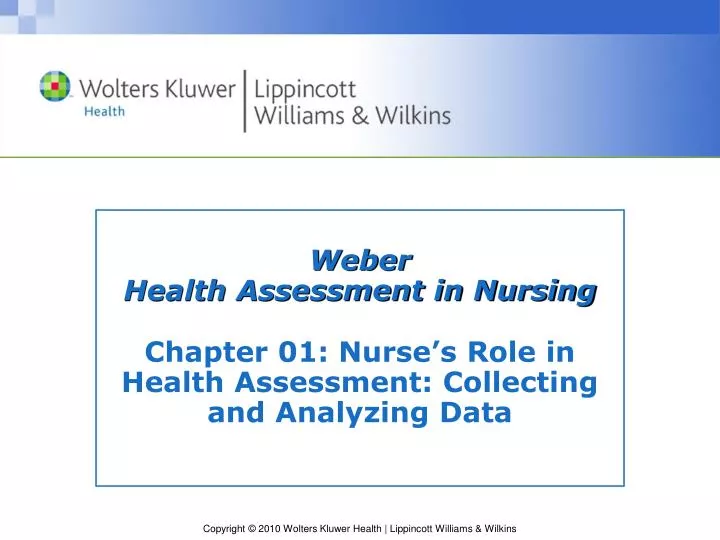 weber health assessment in nursing