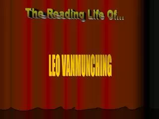 The Reading Life Of...