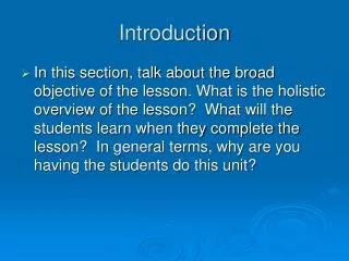 introduction