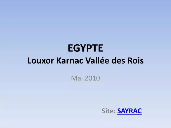 egypte louxor karnac vall e des rois
