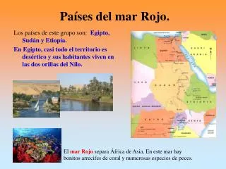 pa ses del mar rojo