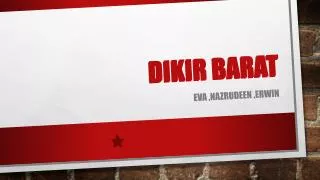 dikir barat